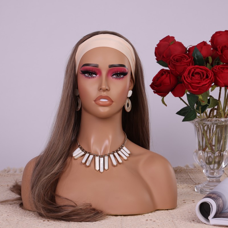 Body Jewelry Store - Cabeza de maniquí de PVC de