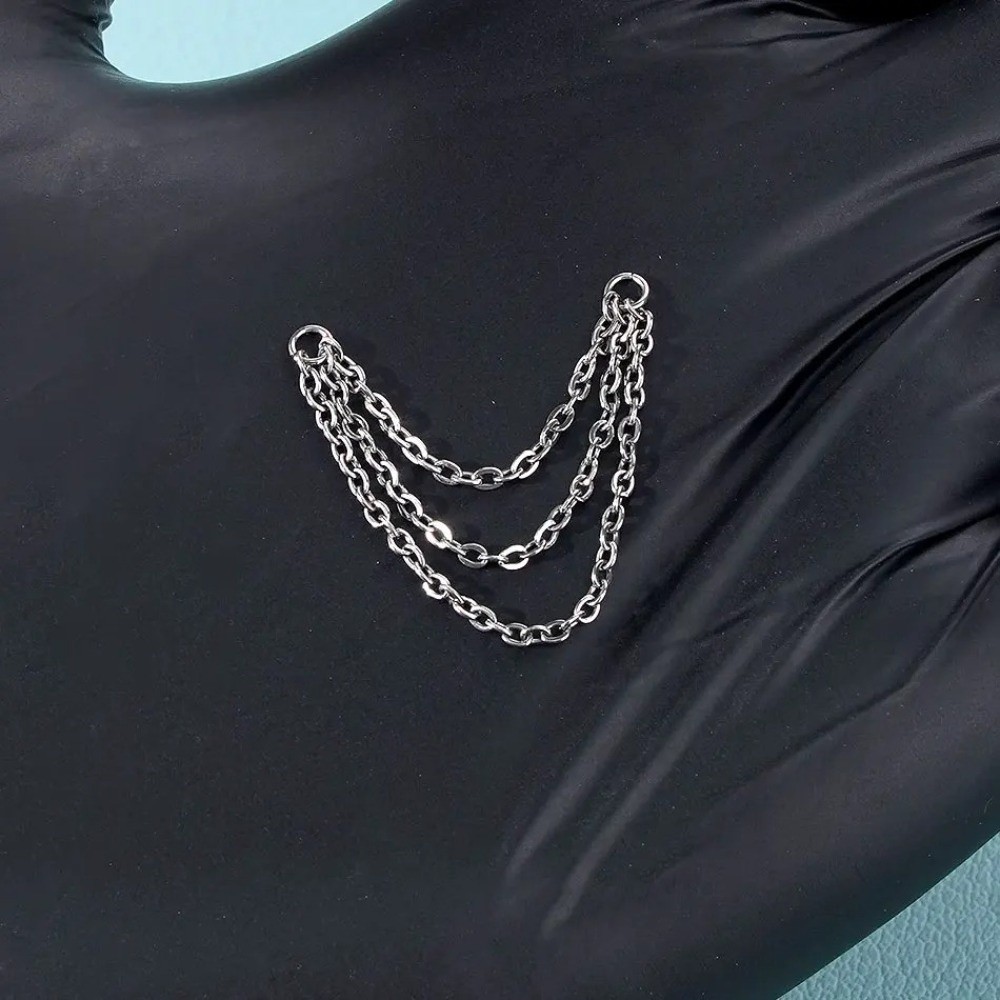Body Jewelry And Piercing - Cadena de titanio de moda para