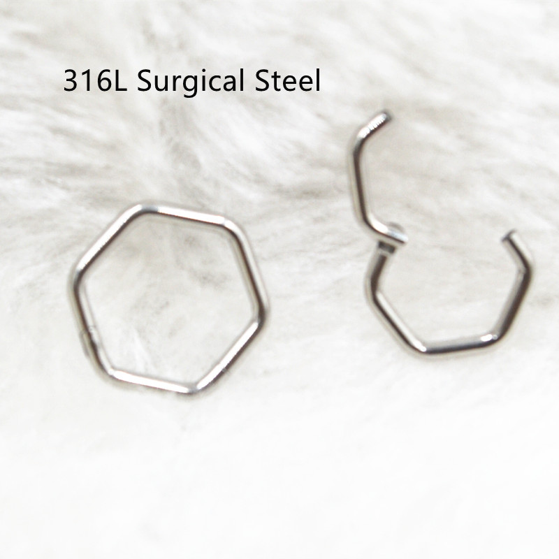 Clicker Ring Seamless - 50 unids/lote 316L anillo de segmento