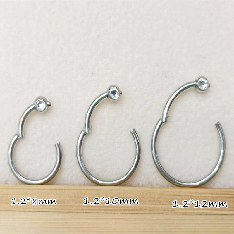 Clicker Ring Seamless - 50 unids/lote 316 gemas de acero