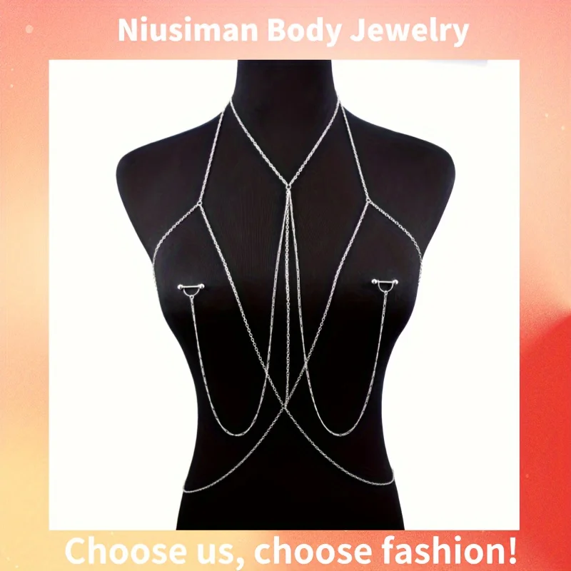Body Jewelry Chest - 1 cadena para el cuerpo elegante