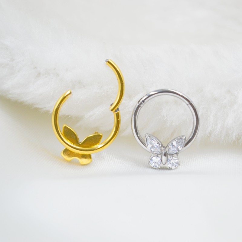 Clicker Ring Seamless - Anillo de segmento con bisagras sin