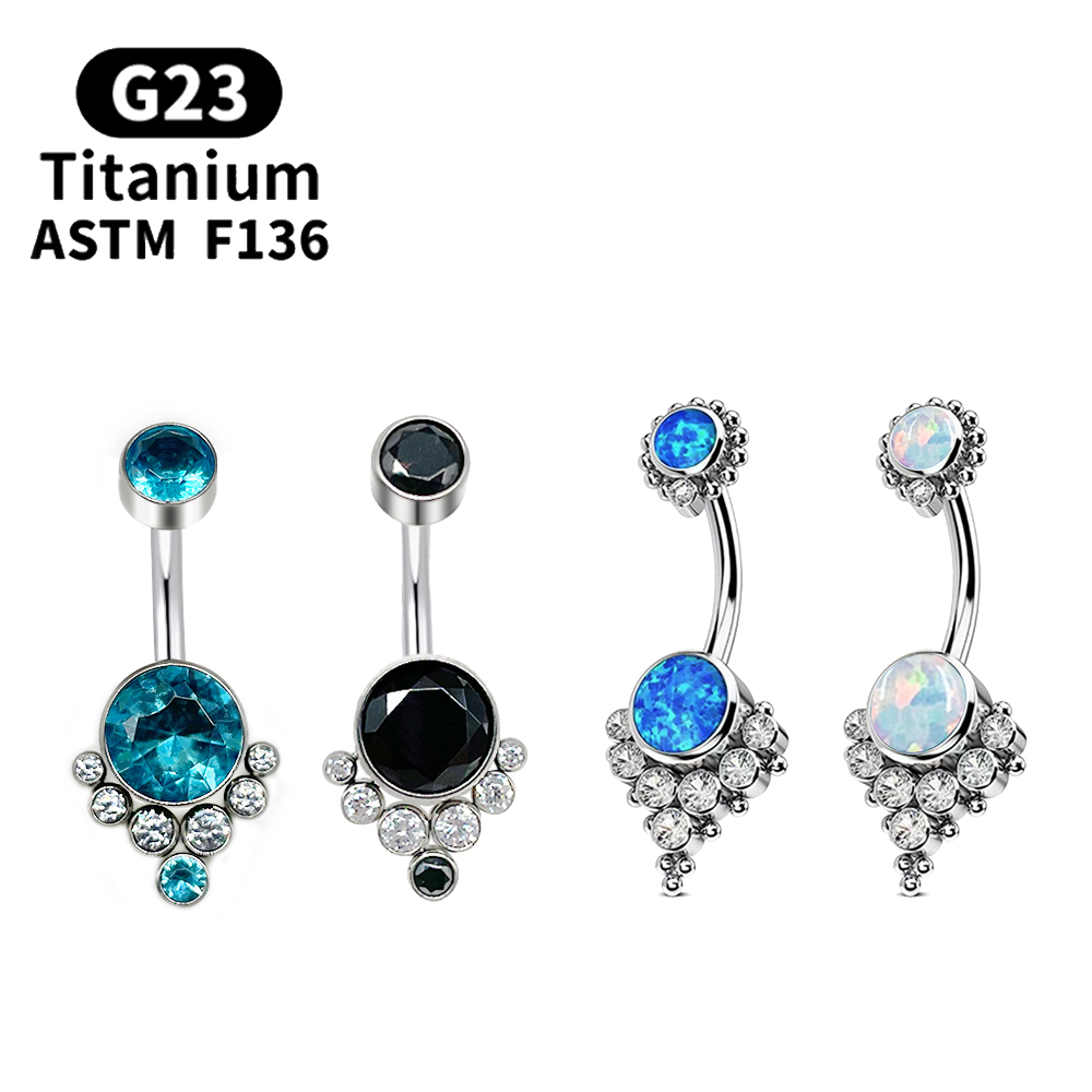 Belly Bar Titanium - G23 Piercing de titanio Grado de