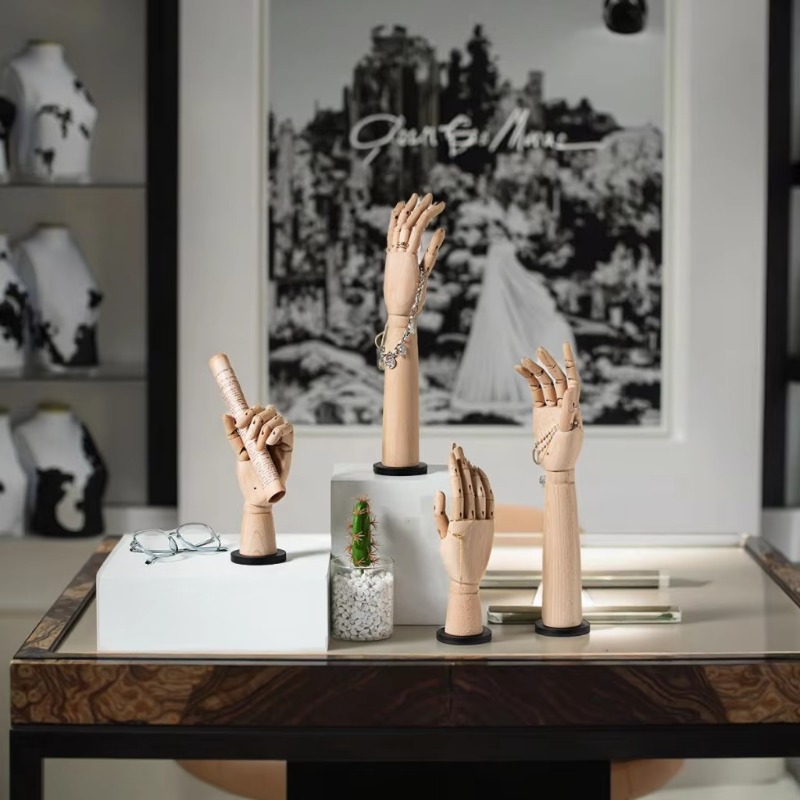Body Jewelry Store - Estante de maniquí de mano de
