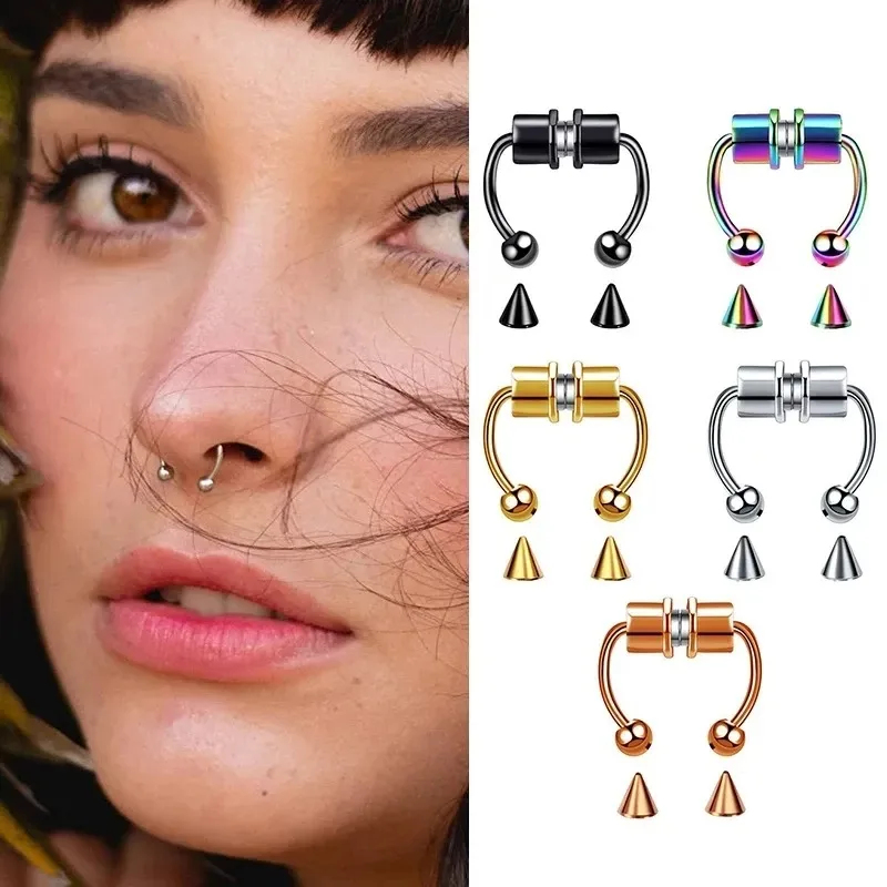 Anillos magnéticos falsos para - Body Jewelry And Piercing reseña y precio