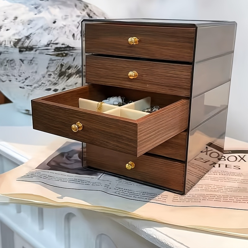 Caja de joyería de madera de d - Body Jewelry Store reseña y precio
