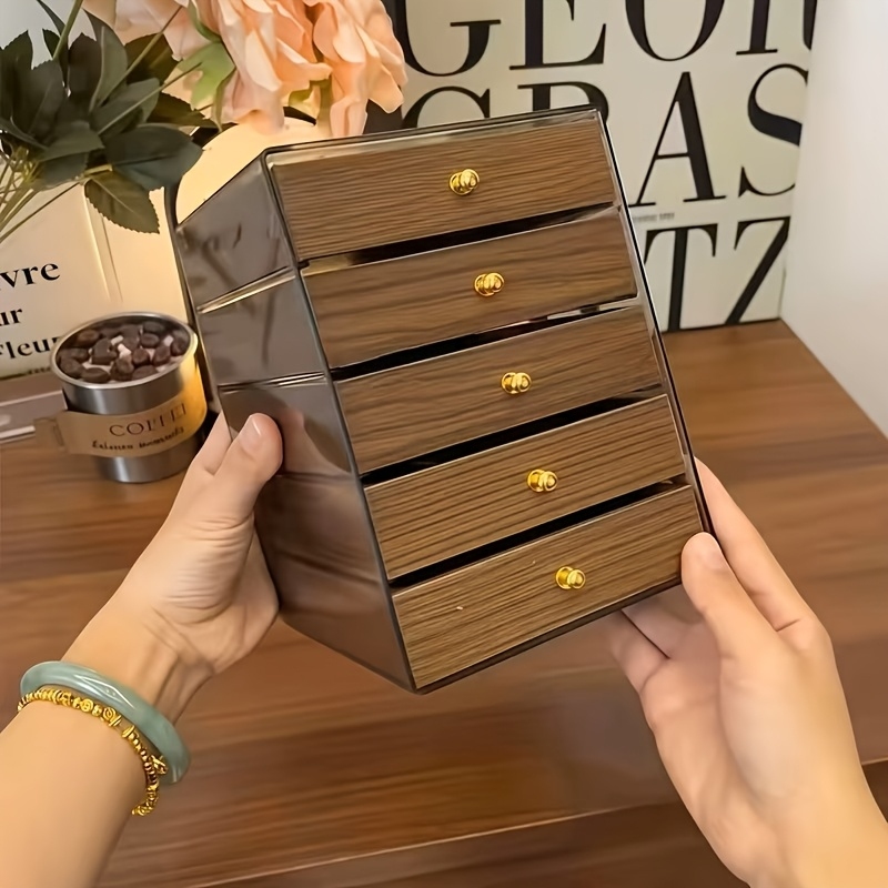 Caja de joyería de madera de d - Body Jewelry Store reseña y precio