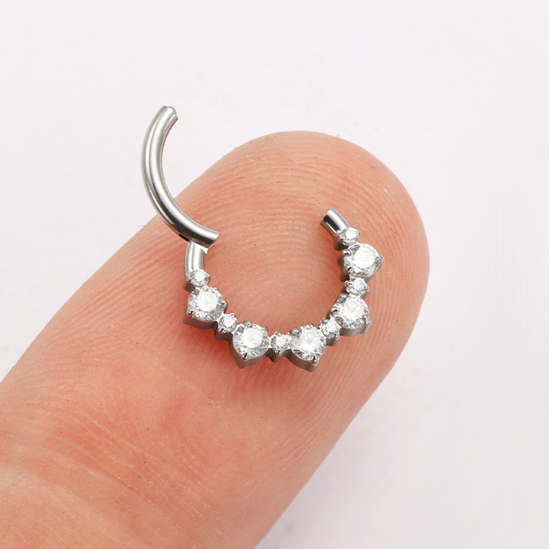 ASTM F136 TItánio Daith Clicke - Belly Bar Titanium reseña y precio