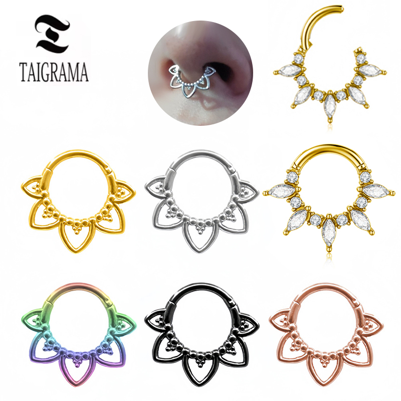 Anillo de nariz de acero inoxi - Clicker Ring Seamless reseña y precio