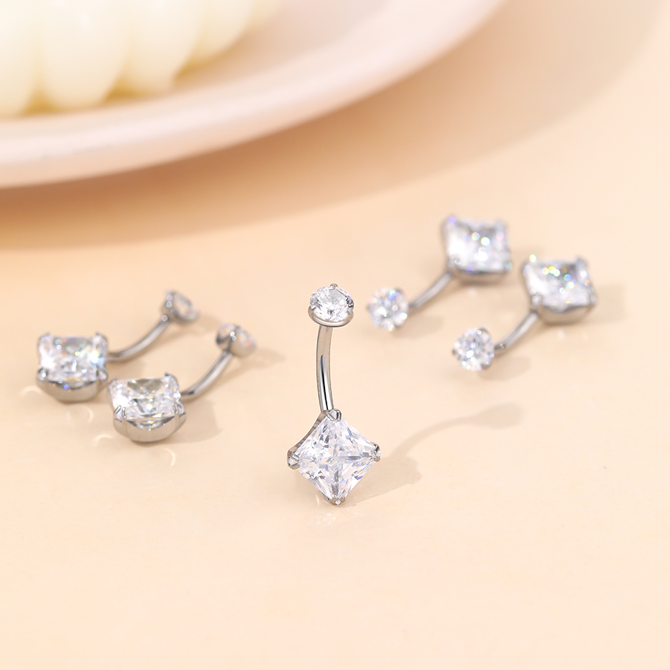 1 pieza de anillo de ombligo d - Belly Bar Titanium reseña y precio