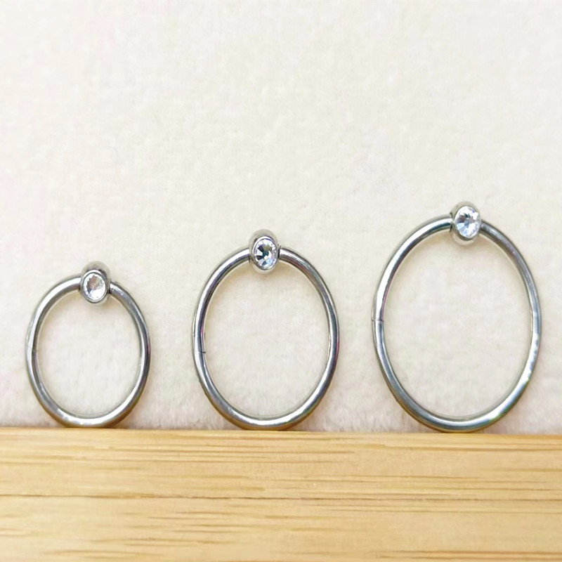 50 unids/lote 316 gemas de ace - Clicker Ring Seamless reseña y precio