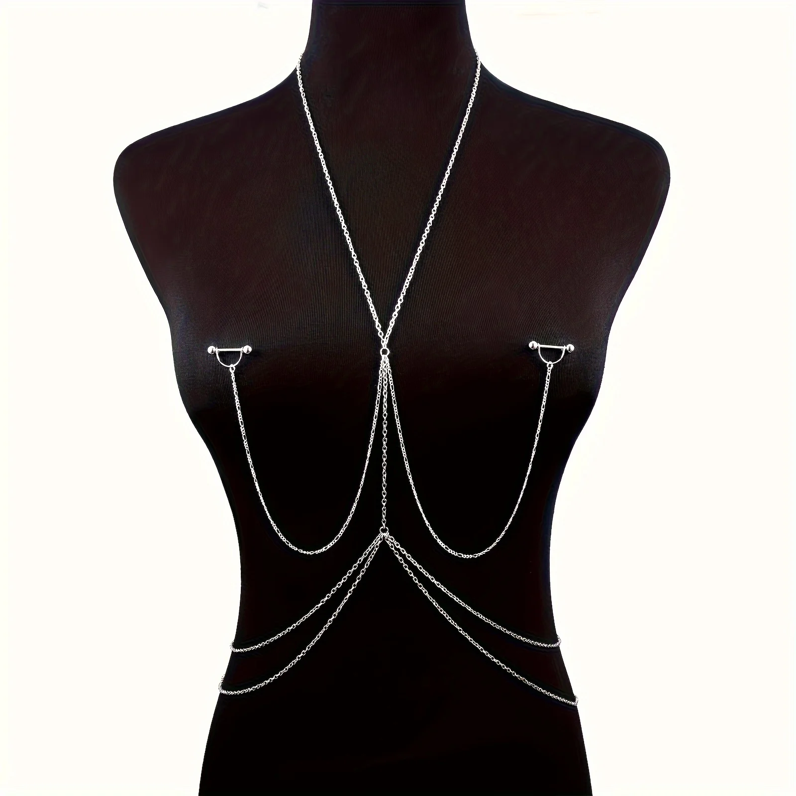 1 cadena para el cuerpo elegan - Body Jewelry Chest reseña y precio