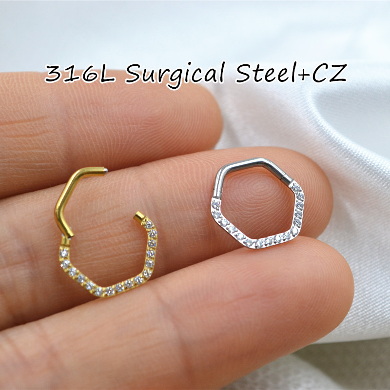 10 unids/lote 316L anillo de s - Clicker Ring Seamless reseña y precio