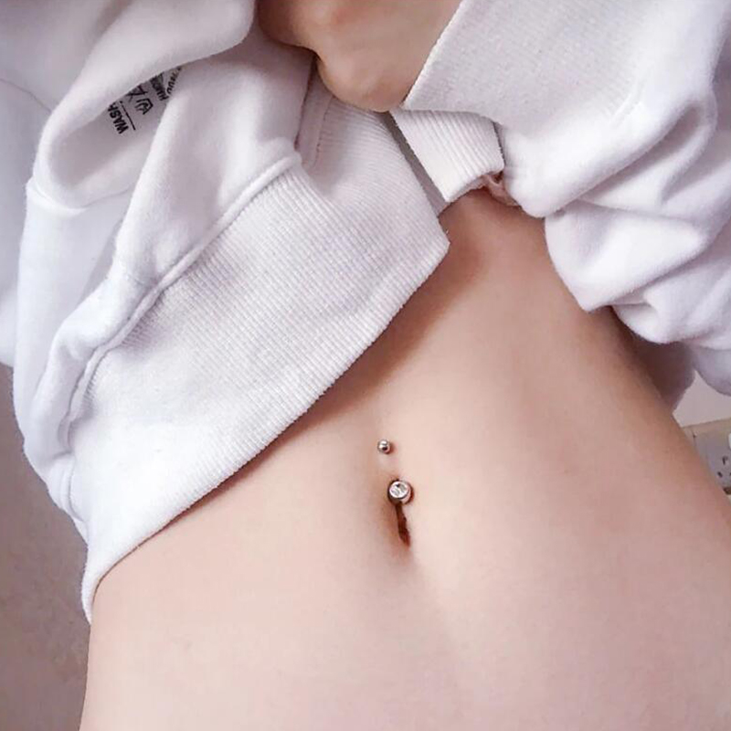 Anillos para el ombligo de tit - Belly Bar Titanium reseña y precio