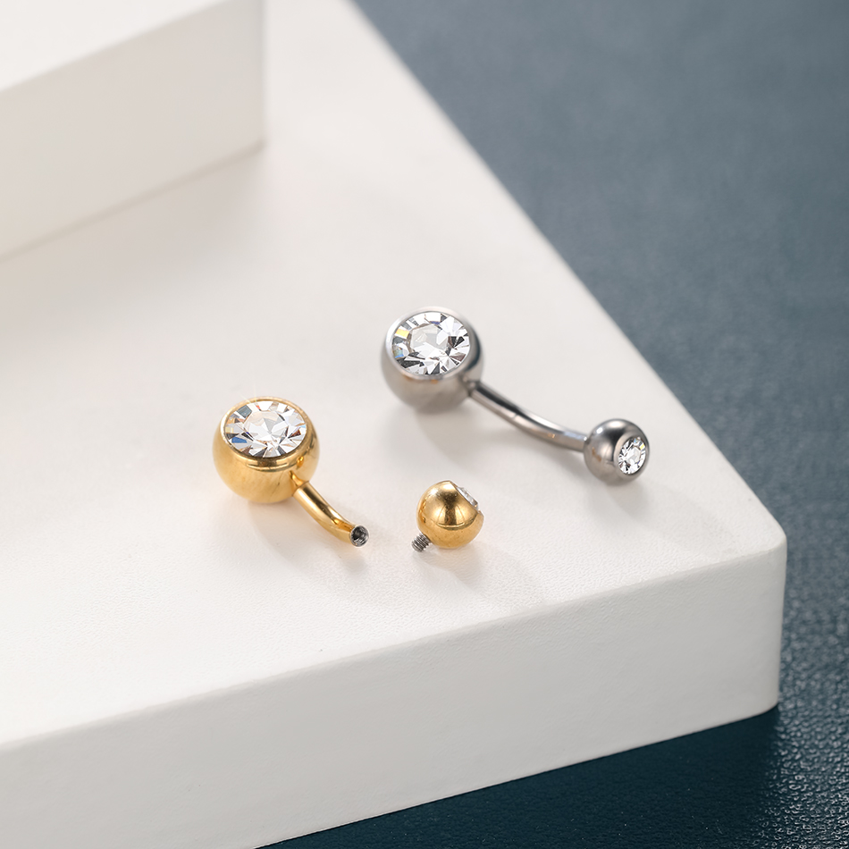 Anillos para el ombligo de tit - Belly Bar Titanium reseña y precio