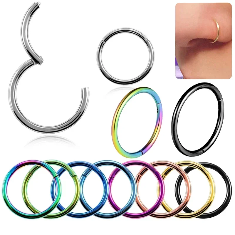Anillo para la nariz de 6/8/10 - Clicker Ring Seamless reseña y precio