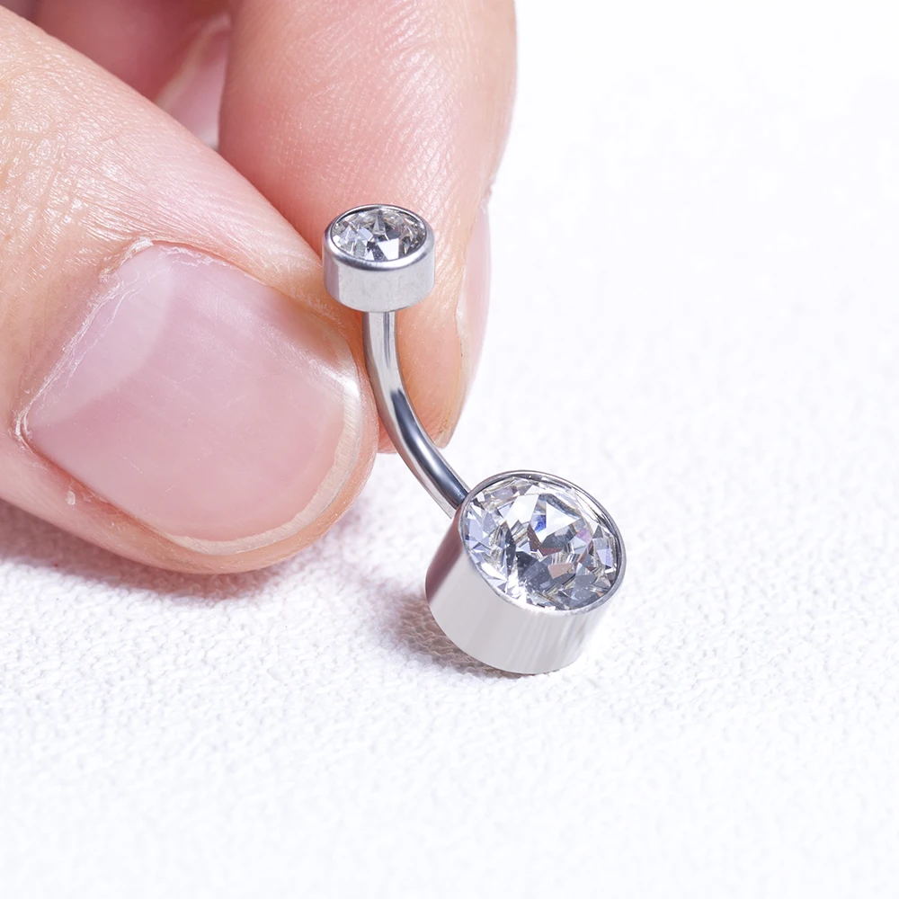 5/10 Uds anillo de ombligo de  - Belly Bar Titanium reseña y precio
