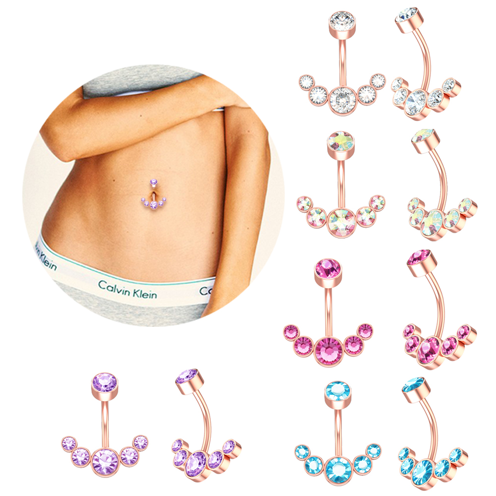 Anillo de ombligo de acero ino - Belly Bar Titanium reseña y precio