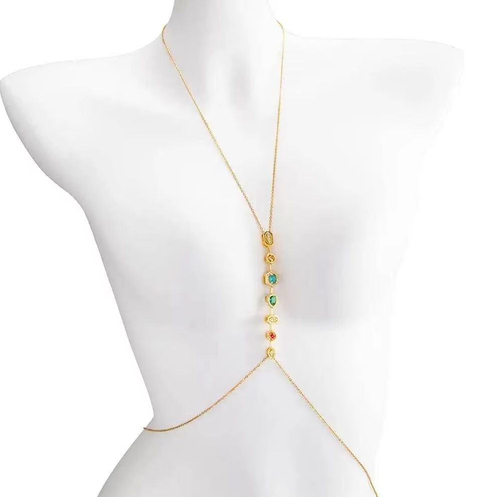 Cadena de Cintura y Pecho de A - Body Jewelry Chest reseña y precio