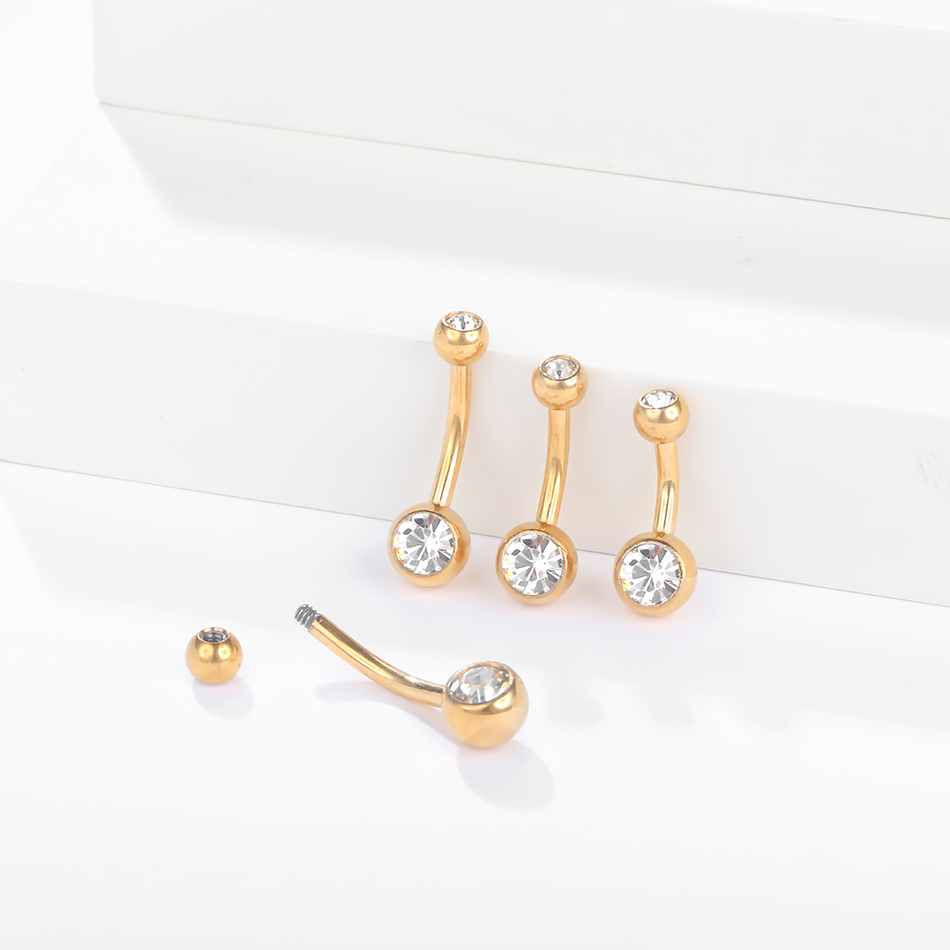 10 unids/lote G23 titanio ombl - Belly Bar Titanium reseña y precio