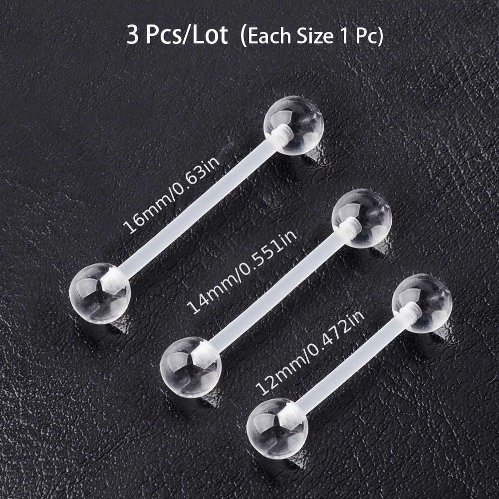3 unids/set (cada tamaño 1 pie - Body Jewelry Store reseña y precio