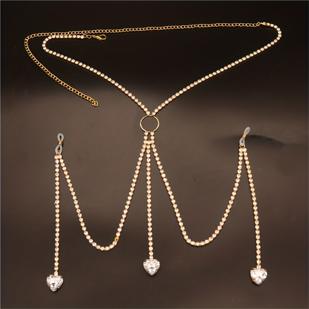 Cadena de cuerpo en forma de c - Body Jewelry Chest reseña y precio