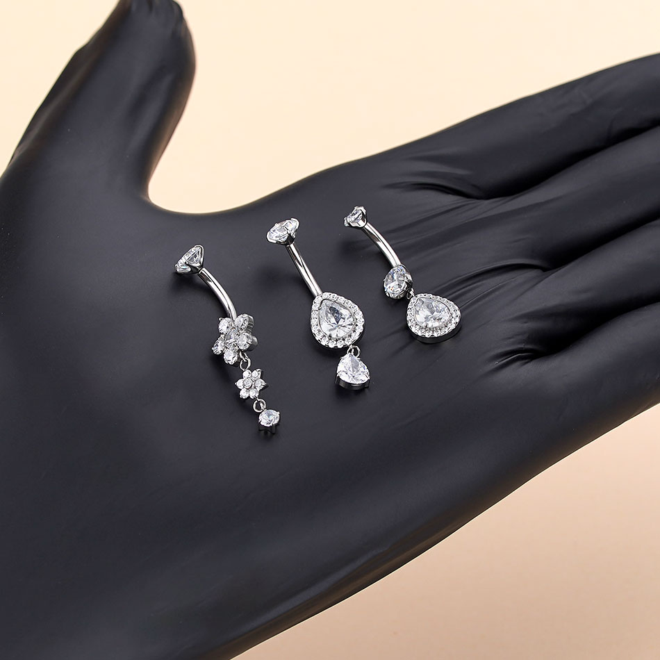 1 Pieza Piercing de Ombligo Co - Belly Bar Titanium reseña y precio