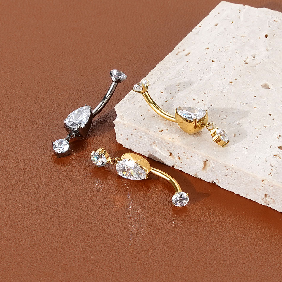 1/5 Uds. Anillos colgantes en  - Belly Bar Titanium reseña y precio