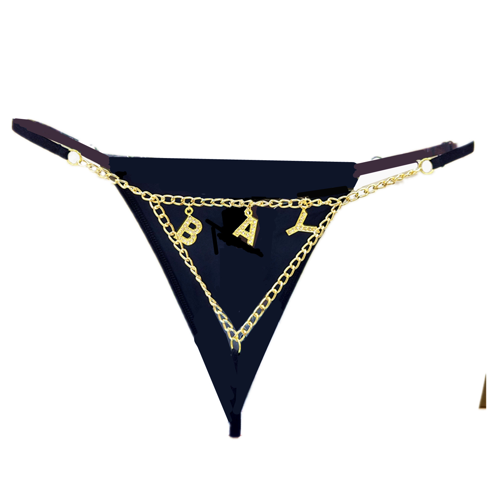 Cadena de cintura con letras d - Body Jewelry Names reseña y precio
