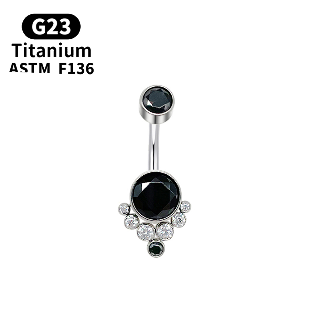 G23 Piercing de titanio Grado  - Belly Bar Titanium reseña y precio
