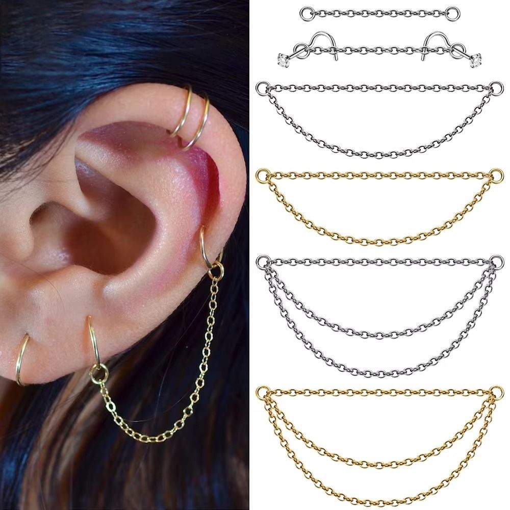 Cadena de titanio de moda para - Body Jewelry And Piercing reseña y precio