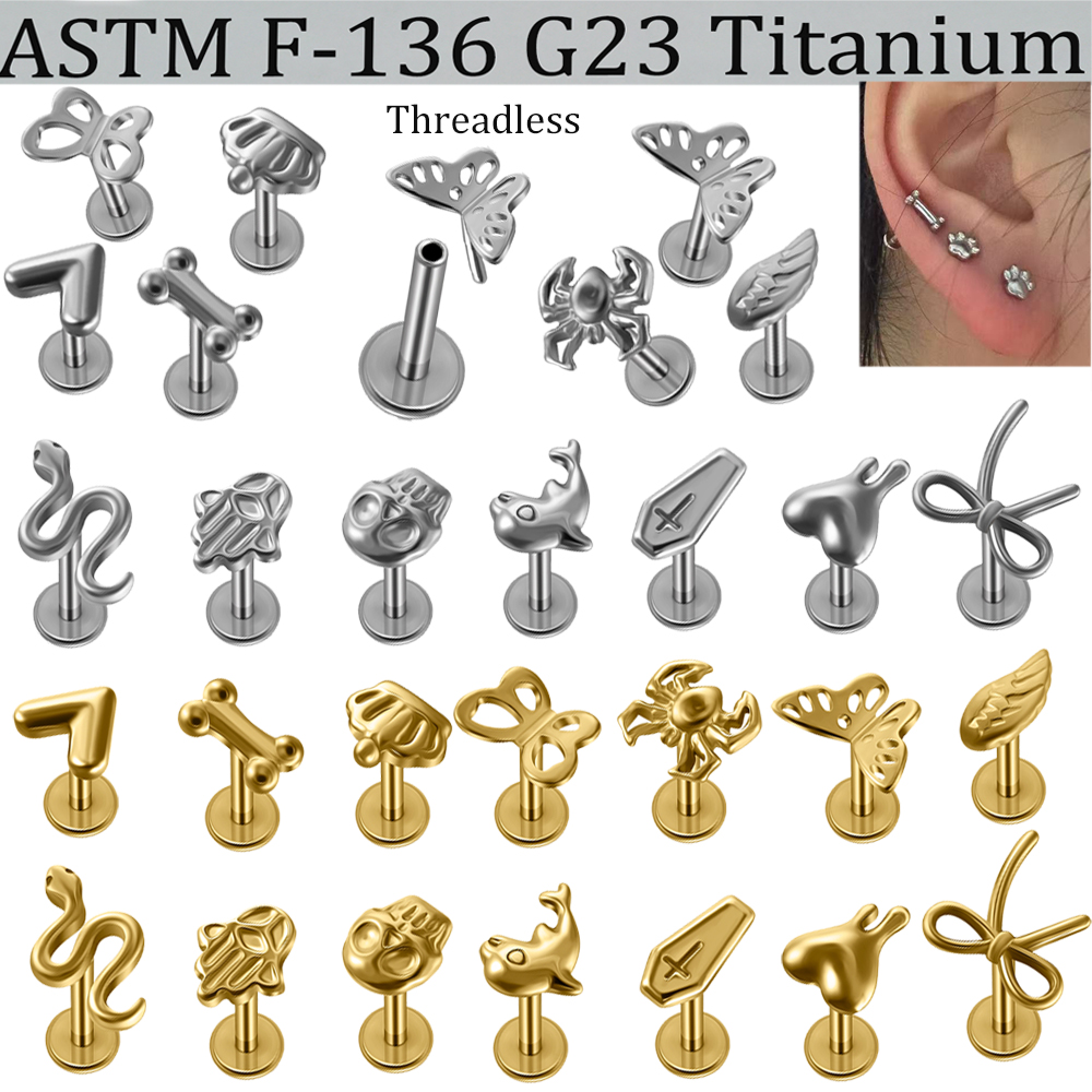 2/1 Uds G23 titanio sólido lab - Body Jewelry Etc reseña y precio